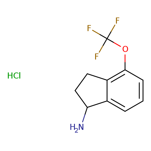 NC1CCc2c1cccc2OC(F)(F)F.Cl