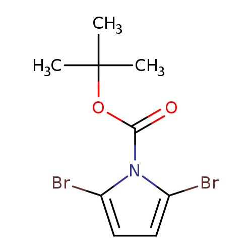 O=C(n1c(Br)ccc1Br)OC(C)(C)C