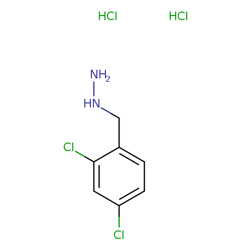 NNCc1ccc(cc1Cl)Cl.Cl.Cl