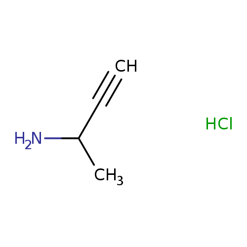 CC(C#C)N.Cl