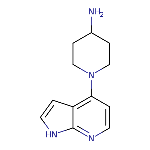 NC1CCN(CC1)c1ccnc2c1cc[nH]2