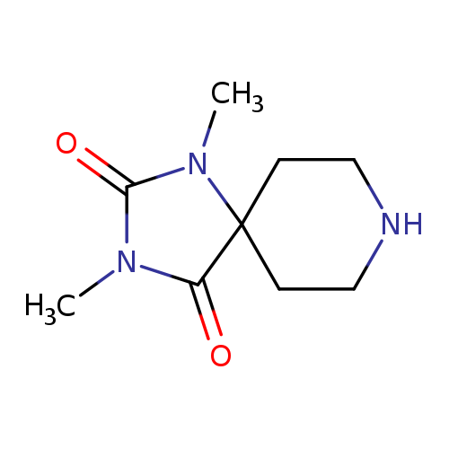 CN1C(=O)N(C(=O)C21CCNCC2)C