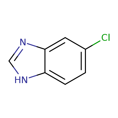 Clc1ccc2c(c1)nc[nH]2