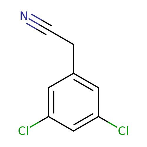 N#CCc1cc(Cl)cc(c1)Cl