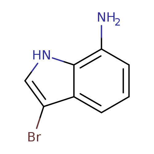 Brc1c[nH]c2c1cccc2N