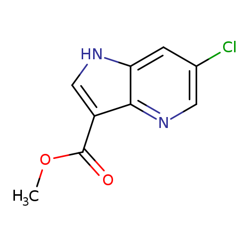 COC(=O)c1c[nH]c2c1ncc(c2)Cl