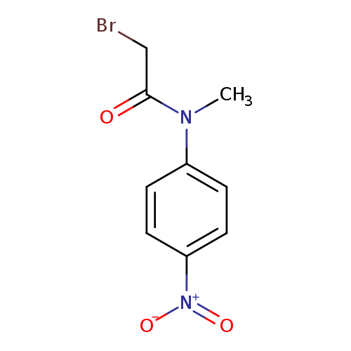 BrCC(=O)N(c1ccc(cc1)[N+](=O)[O-])C