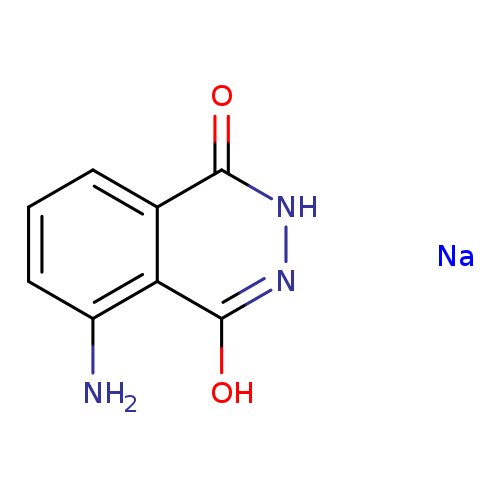 Nc1cccc2c1c(O)n[nH]c2=O.[Na]