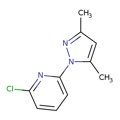 Cc1nn(c(c1)C)c1cccc(n1)Cl