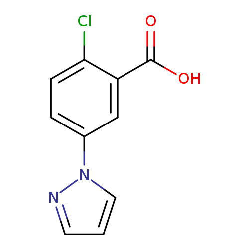 OC(=O)c1cc(ccc1Cl)n1cccn1