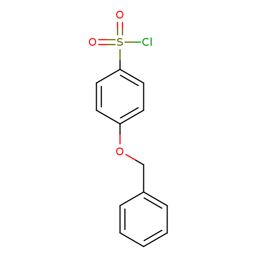 ClS(=O)(=O)c1ccc(cc1)OCc1ccccc1