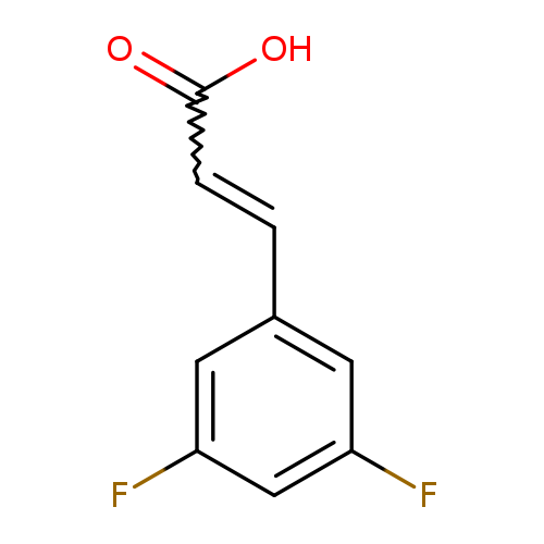 OC(=O)C=Cc1cc(F)cc(c1)F