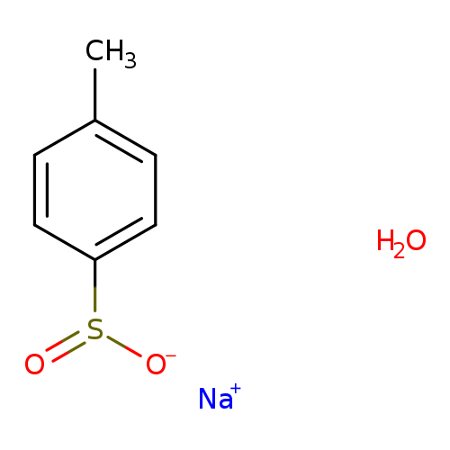 Cc1ccc(cc1)S(=O)[O-].O.[Na+]