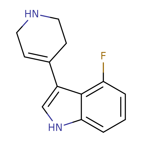 Fc1cccc2c1c(c[nH]2)C1=CCNCC1