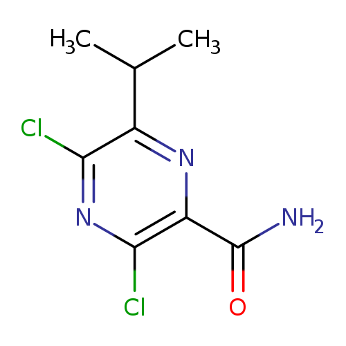 CC(c1nc(C(=O)N)c(nc1Cl)Cl)C