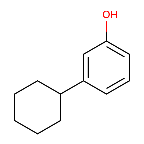 Oc1cccc(c1)C1CCCCC1