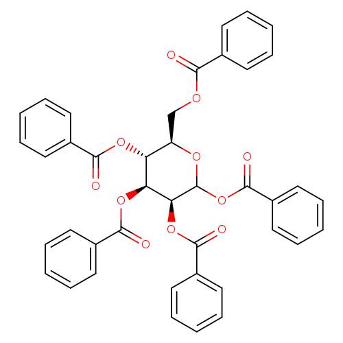 O=C(c1ccccc1)O[C@@H]1[C@@H](COC(=O)c2ccccc2)OC([C@H]([C@H]1OC(=O)c1ccccc1)OC(=O)c1ccccc1)OC(=O)c1ccccc1