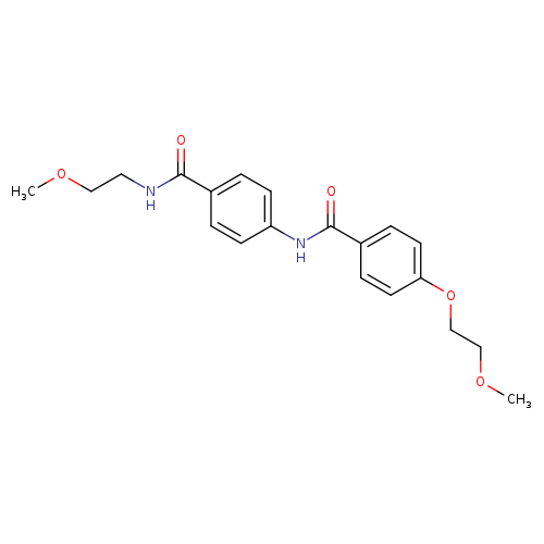 COCCNC(=O)c1ccc(cc1)NC(=O)c1ccc(cc1)OCCOC