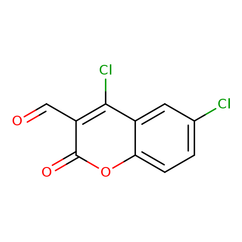 O=Cc1c(=O)oc2c(c1Cl)cc(cc2)Cl