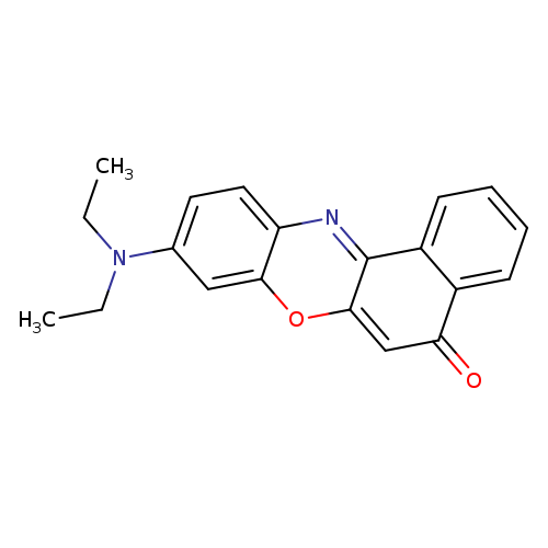 CCN(c1ccc2c(c1)oc1c(n2)c2ccccc2c(=O)c1)CC