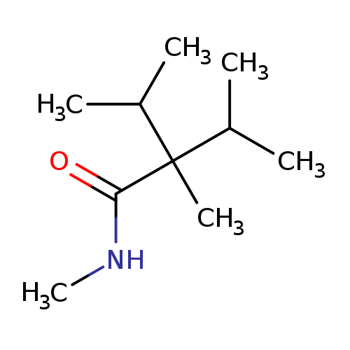 CNC(=O)C(C(C)C)(C(C)C)C
