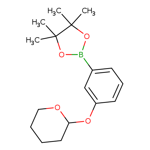 CC1(C)OB(OC1(C)C)c1cccc(c1)OC1CCCCO1