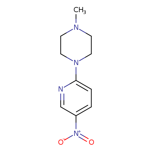 CN1CCN(CC1)c1ccc(cn1)[N+](=O)[O-]