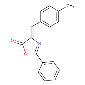 Cc1ccc(cc1)/C=C/1N=C(OC1=O)c1ccccc1