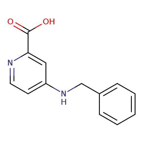 OC(=O)c1nccc(c1)NCc1ccccc1