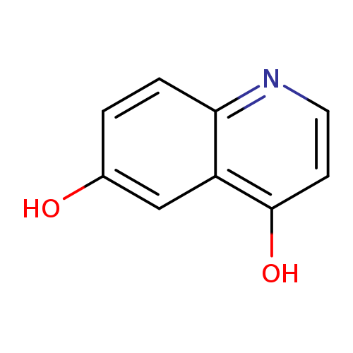 Oc1ccc2c(c1)c(O)ccn2