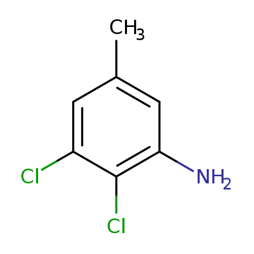 Cc1cc(N)c(c(c1)Cl)Cl