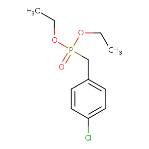 CCOP(=O)(Cc1ccc(cc1)Cl)OCC