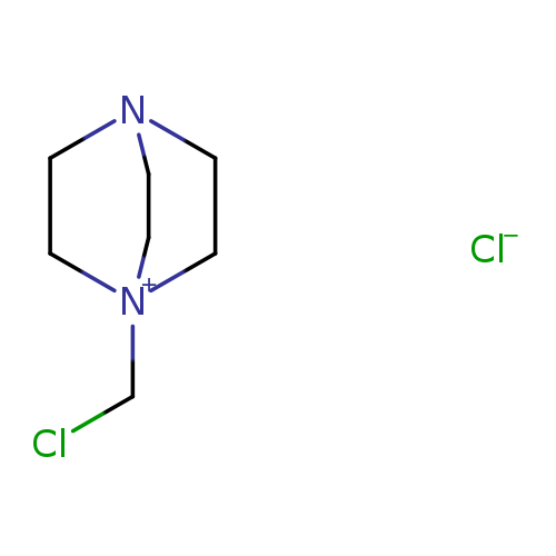 ClC[N+]12CCN(CC1)CC2.[Cl-]