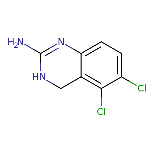 NC1=Nc2c(CN1)c(Cl)c(cc2)Cl
