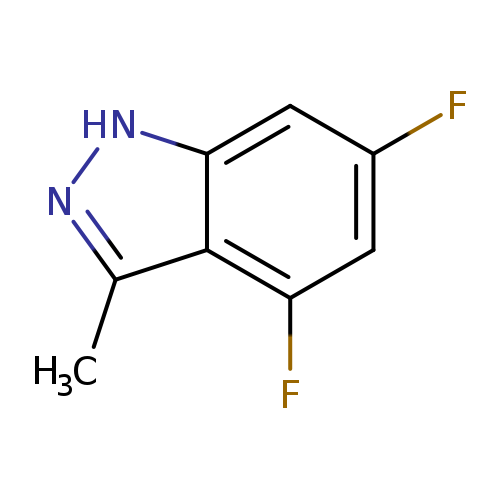 Fc1cc(F)c2c(c1)[nH]nc2C