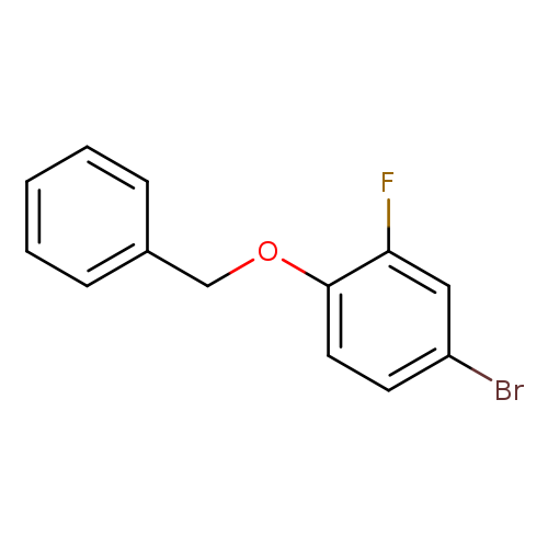 Brc1ccc(c(c1)F)OCc1ccccc1