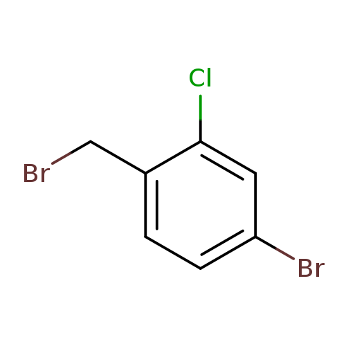 BrCc1ccc(cc1Cl)Br