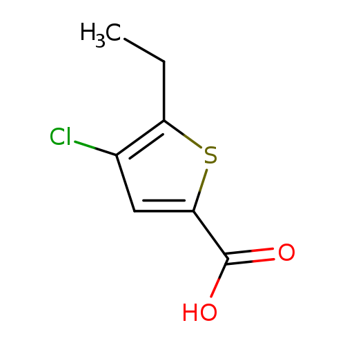 CCc1sc(cc1Cl)C(=O)O