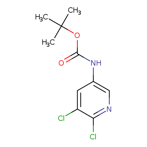 O=C(OC(C)(C)C)Nc1cnc(c(c1)Cl)Cl