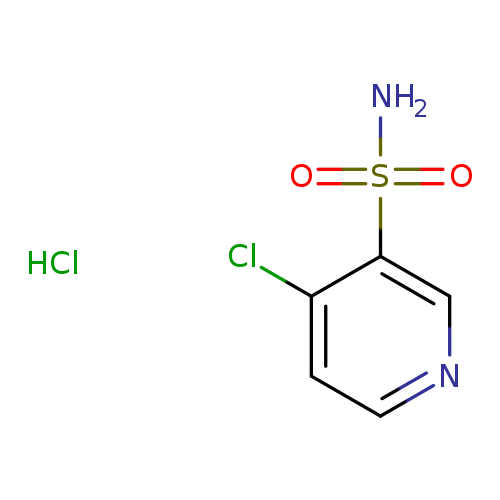 Clc1ccncc1S(=O)(=O)N.Cl