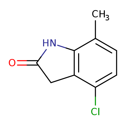 O=C1Nc2c(C1)c(Cl)ccc2C