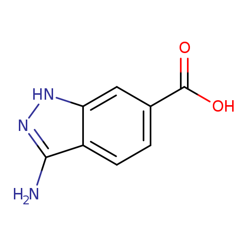 OC(=O)c1ccc2c(c1)[nH]nc2N