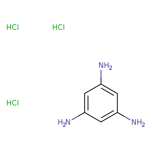 Nc1cc(N)cc(c1)N.Cl.Cl.Cl