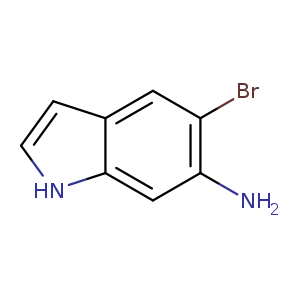 Brc1cc2cc[nH]c2cc1N