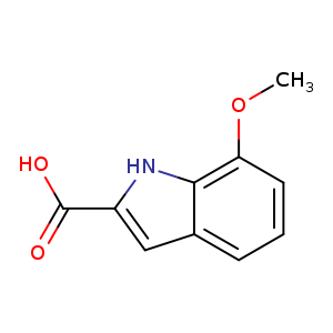 COc1cccc2c1[nH]c(c2)C(=O)O
