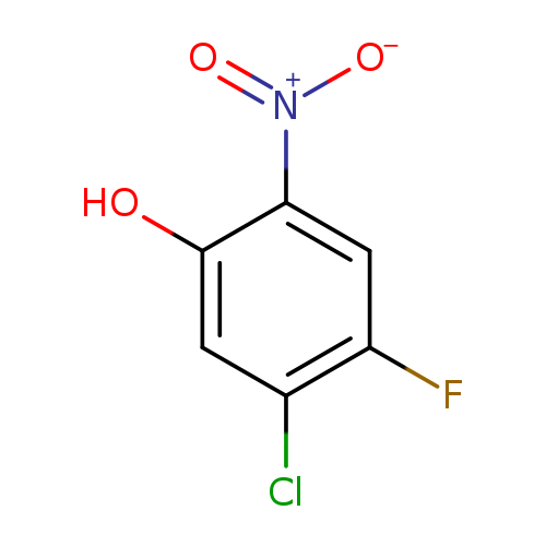 [O-][N+](=O)c1cc(F)c(cc1O)Cl