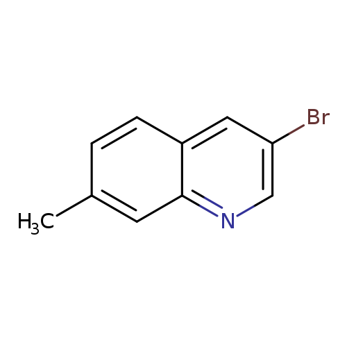 Cc1ccc2c(c1)ncc(c2)Br