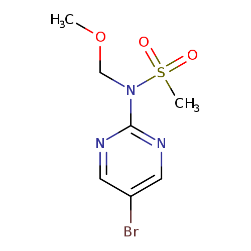 COCN(S(=O)(=O)C)c1ncc(cn1)Br