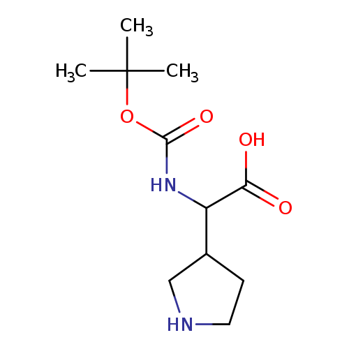 O=C(OC(C)(C)C)NC(C1CNCC1)C(=O)O