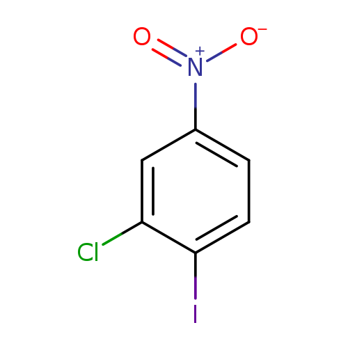 [O-][N+](=O)c1ccc(c(c1)Cl)I